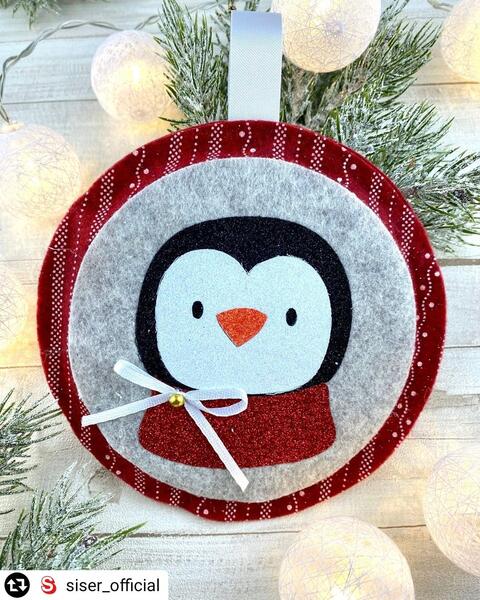 アイロンシートとフェルトで作るクリスマスオーナメント